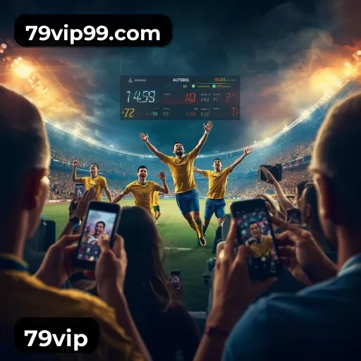 Tela de boas-vindas e lobby de jogos do aplicativo 79vip
